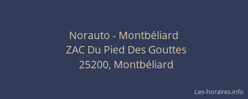 Norauto - Montbéliard