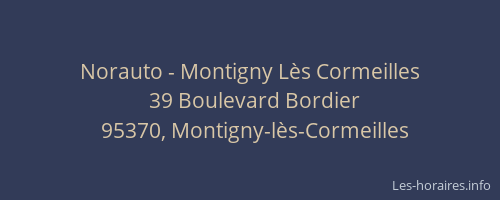 Norauto - Montigny Lès Cormeilles