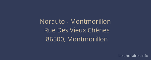 Norauto - Montmorillon