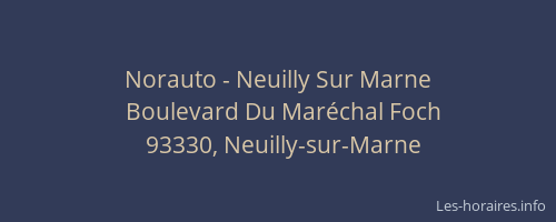 Norauto - Neuilly Sur Marne