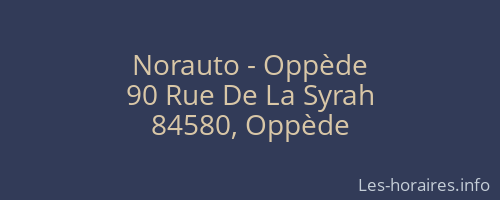 Norauto - Oppède