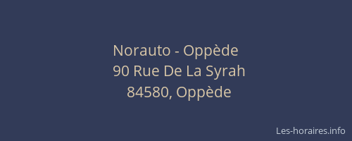 Norauto - Opp&egrave;de
