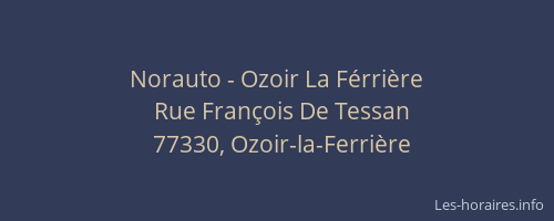 Norauto - Ozoir La Férrière