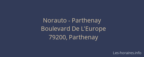 Norauto - Parthenay