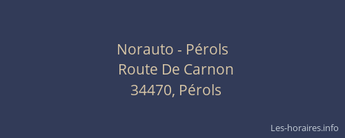 Norauto - Pérols