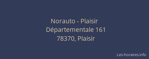 Norauto - Plaisir