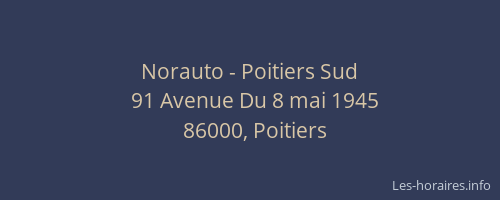 Norauto - Poitiers Sud