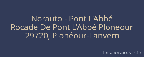 Norauto - Pont L'Abbé