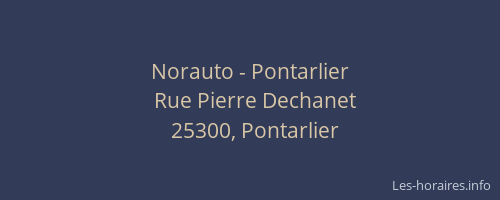 Norauto - Pontarlier