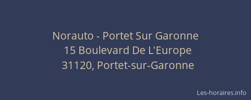 Norauto - Portet Sur Garonne