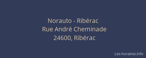 Norauto - Ribérac