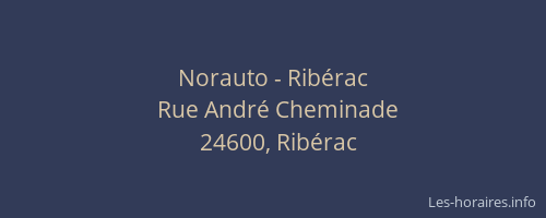 Norauto - Rib&eacute;rac