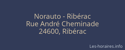 Norauto - Ribérac