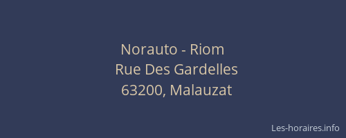 Norauto - Riom