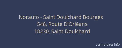 Norauto - Saint Doulchard Bourges