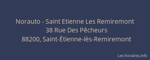 Norauto - Saint Etienne Les Remiremont
