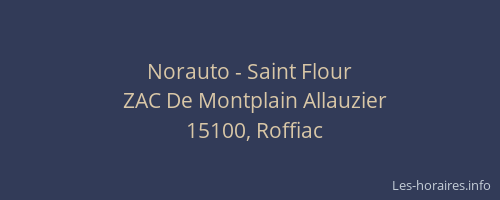 Norauto - Saint Flour