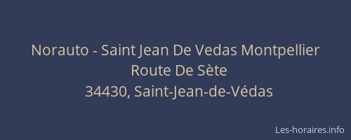 Norauto - Saint Jean De Vedas Montpellier