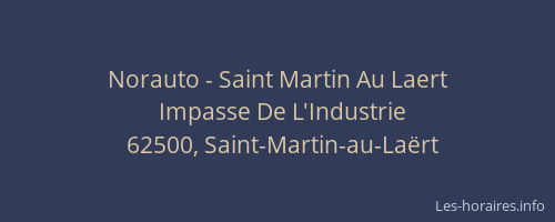 Norauto - Saint Martin Au Laert