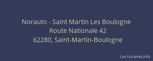 Norauto - Saint Martin Les Boulogne