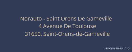 Norauto - Saint Orens De Gameville