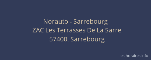 Norauto - Sarrebourg