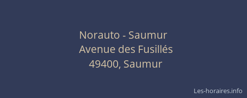 Norauto - Saumur