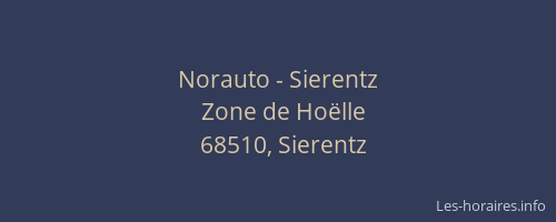 Norauto - Sierentz