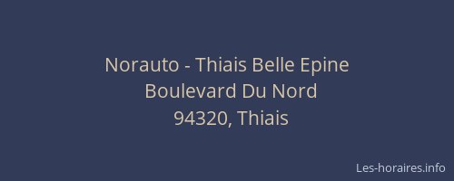 Norauto - Thiais Belle Epine