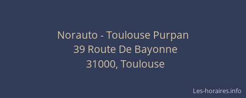 Norauto - Toulouse Purpan