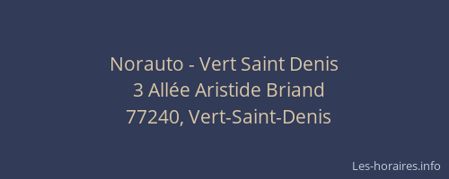 Norauto - Vert Saint Denis