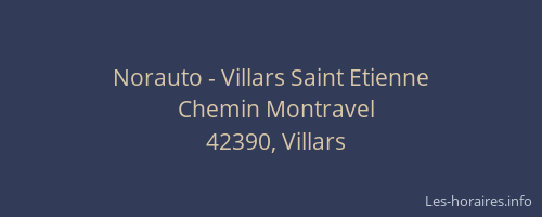 Norauto - Villars Saint Etienne