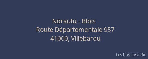 Norautu - Blois
