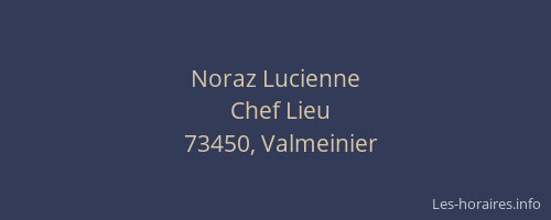 Noraz Lucienne