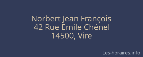 Norbert Jean François