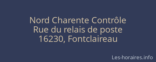 Nord Charente Contrôle