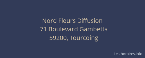 Nord Fleurs Diffusion