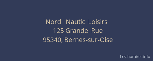 Nord   Nautic  Loisirs