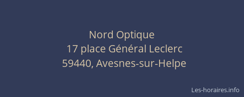 Nord Optique