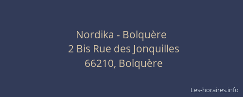 Nordika - Bolquère