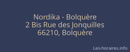 Nordika - Bolquère