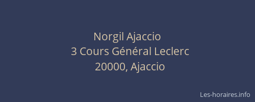 Norgil Ajaccio