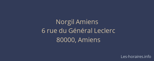 Norgil Amiens