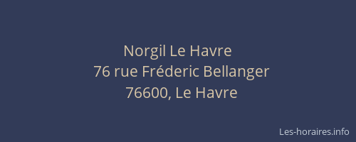 Norgil Le Havre