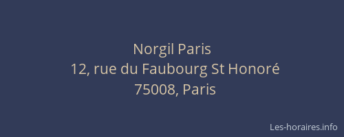 Norgil Paris