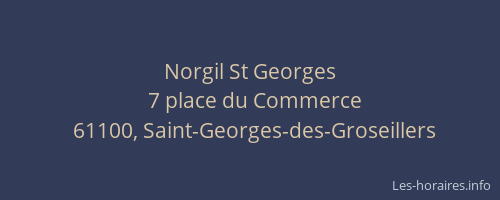 Norgil St Georges