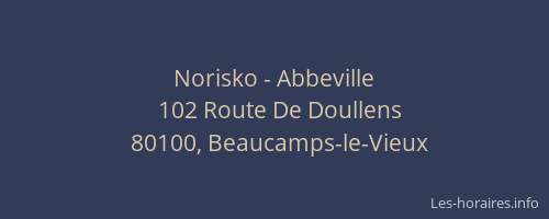 Norisko - Abbeville