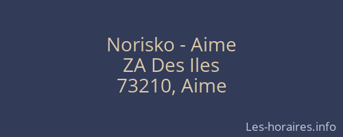 Norisko - Aime