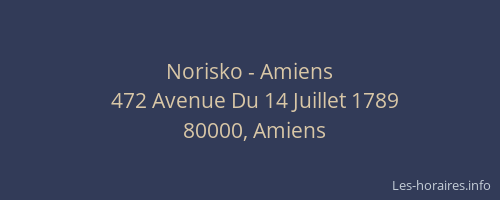 Norisko - Amiens