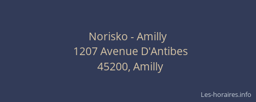 Norisko - Amilly
